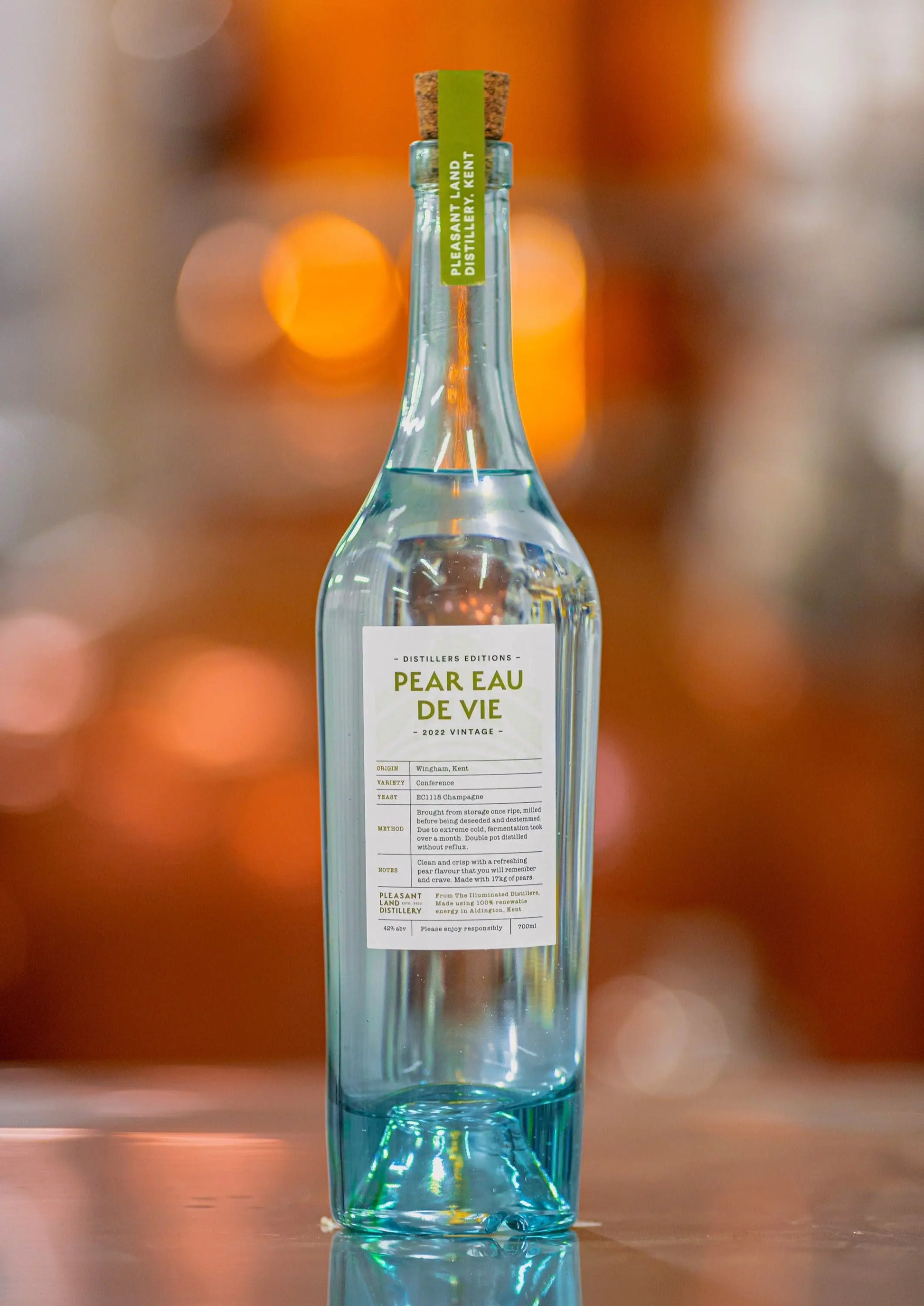 Pear Eau De Vie Pleasant Land Distillery