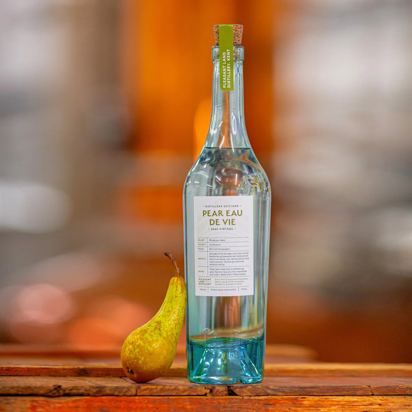 Pear Eau De Vie Pleasant Land Distillery