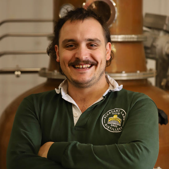 Joe Hambleton Head Distiller at Pleasant Land Distillery
