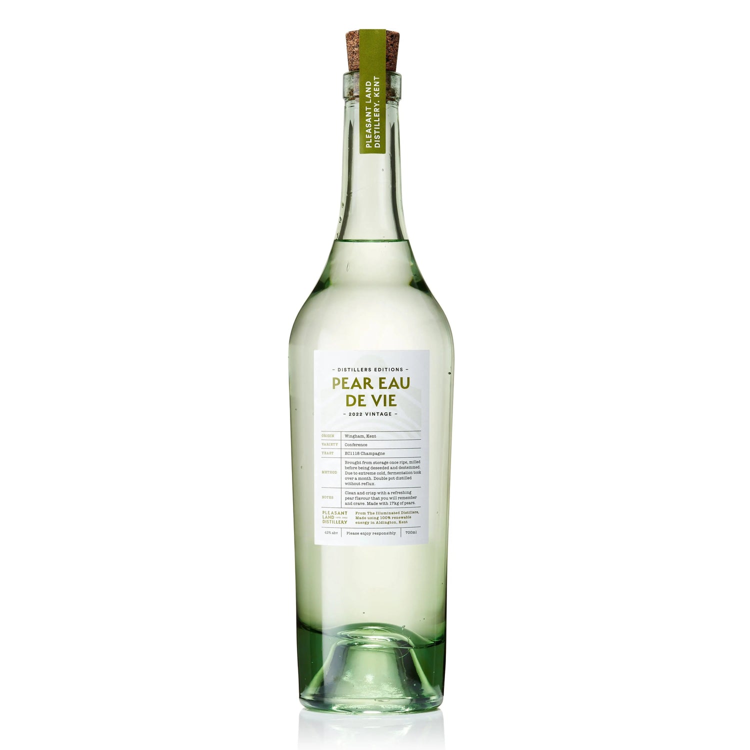 Pear Eau De Vie Pleasant Land Distillery