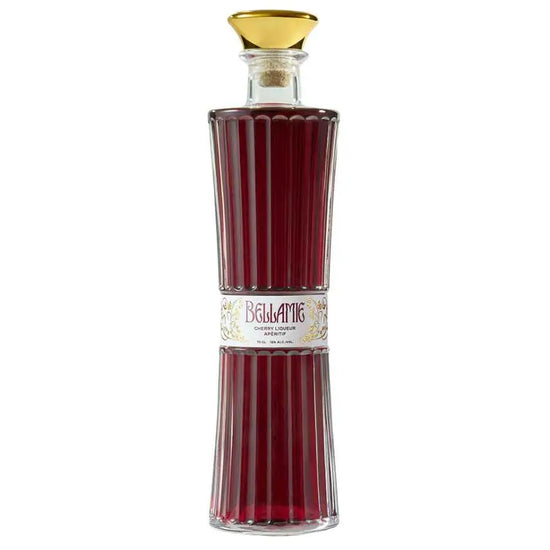 Bottle of Bellarine Liqueur on a white background